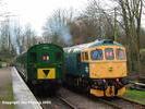 33063 and 33065 at Shepherdswell
