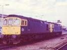33029 and 33011 at Exeter St Davids