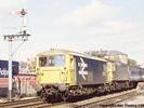 73002 and 33116 at Kidderminster, 11th October 1987