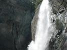 Yosemite lower falls from close up