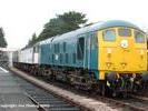 24081, 47376 and 47105 at Winchcombe on the 1148 from Cheltenham